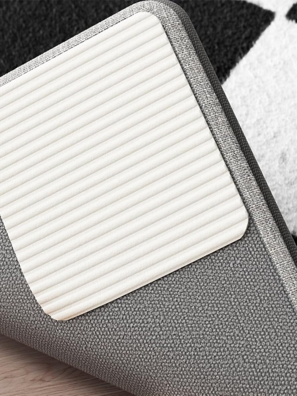 Vacuum Tech Rug Pad Gripper for Hardwood Floors No Damage Tape